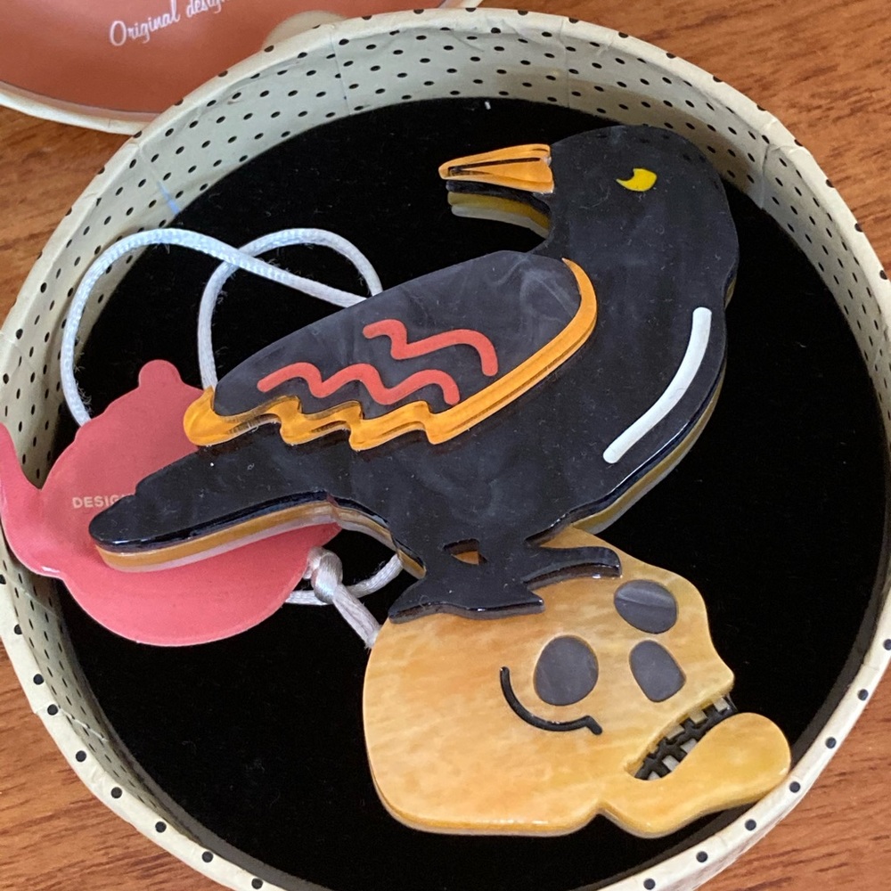 Erstwilder “Raven Mad” brooch